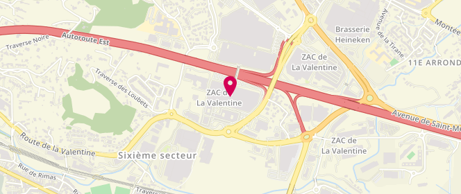 Plan de Le Temps des Cerises, Centre Commercial la Valentine
Route de la Sablière, 13011 Marseille