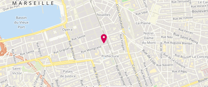 Plan de Volcom, 8 Rue Montgrand, 13006 Marseille