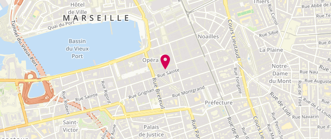 Plan de K-Way Marseille, 2 Rue Lulli, 13001 Marseille