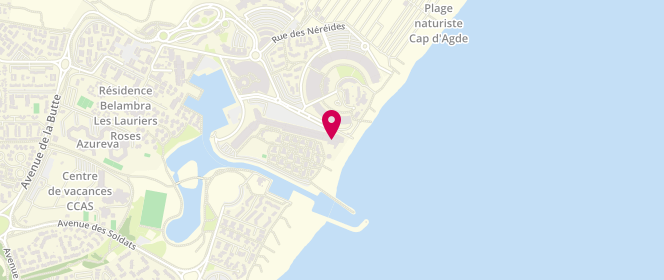 Plan de PARADISE BOUTIK Cap d'Agde, 12 Boulevard des Matelots, 34300 Cap D'agde (Le
