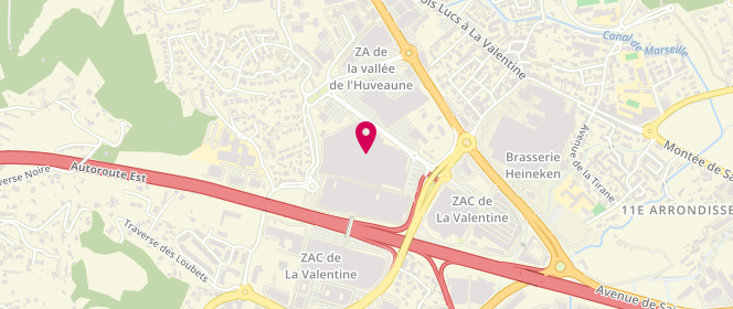 Plan de H&M, Route de la Sablière, 13011 Marseille