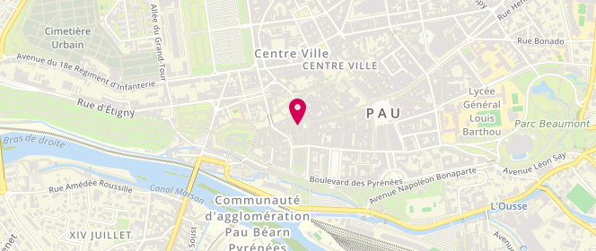 Plan de Le Comptoir de Lucie, 37 Rue Maréchal Joffre, 64000 Pau