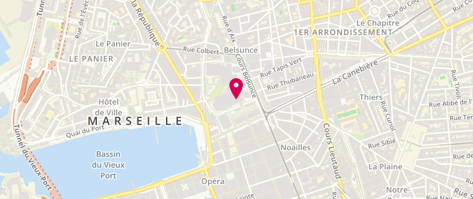 Plan de Devred, 13 Cours Belsunce Bq7, 13001 Marseille