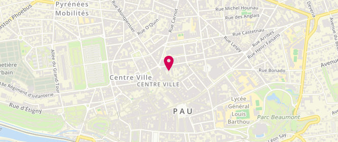 Plan de Ebene, 57 Rue Emile Guichenne, 64000 Pau
