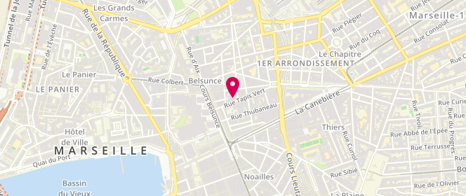 Plan de Hévéa, 19 Rue Tapis Vert, 13001 Marseille
