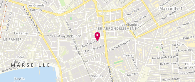 Plan de Bonneterie Centrale, 52 Rue Tapis Vert, 13001 Marseille