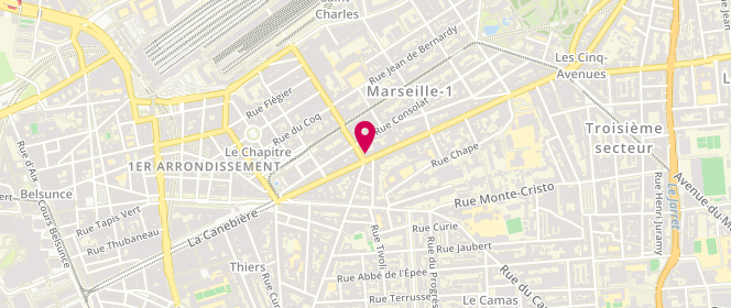 Plan de Cesar2Mars- exCésar du Panier - Impression Textile, 71 Boulevard de la Libération, 13001 Marseille