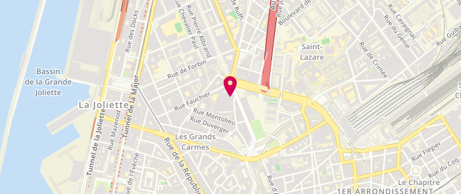 Plan de J.G Diffusion, 71 Rue du Bon Pasteur, 13002 Marseille
