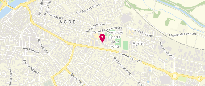 Plan de Chez Reine, Cap d'Agde
1 Rue de la Gabelle, 34300 Agde
