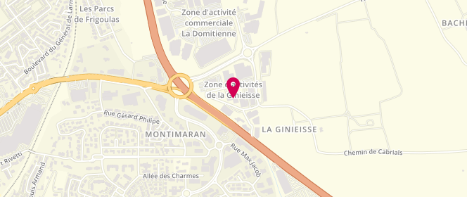 Plan de La Halle, Zone Aménagement de la Ginieisse
Rue Zenobe Gramme, 34500 Béziers