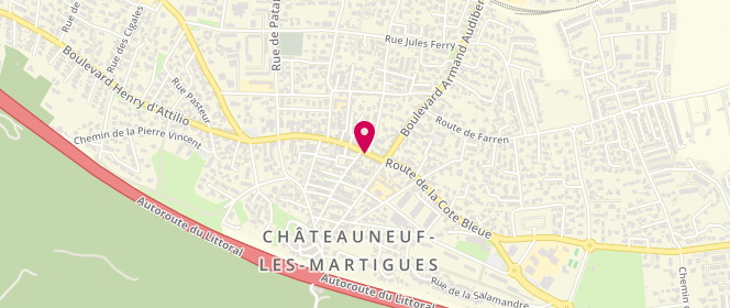 Plan de Bri Shop, 10 avenue du 4 Septembre, 13220 Châteauneuf-les-Martigues