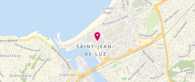 Plan de Beti Haizean, 11 Rue Gambetta, 64500 Saint-Jean-de-Luz