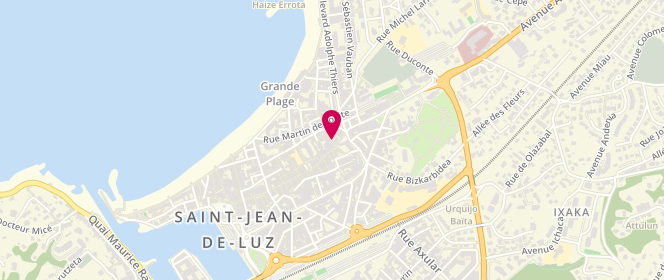 Plan de Suzanna, 4 Rue Louis-Fortuné Loquin, 64500 Saint-Jean-de-Luz