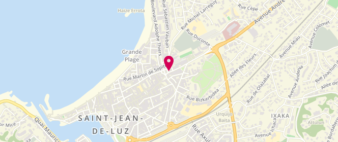 Plan de Boutique 64, 79 Rue Gambetta, 64500 Saint-Jean-de-Luz