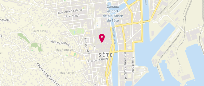Plan de Etam Lingerie, 10 Rue Gambetta, 34200 Sète