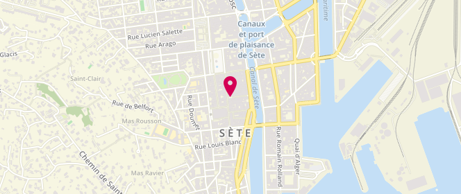 Plan de Sud Express, 16 Rue Gambetta, 34200 Sète