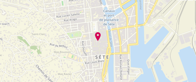 Plan de Jules Sete, 19 Rue Gambetta, 34200 Sète