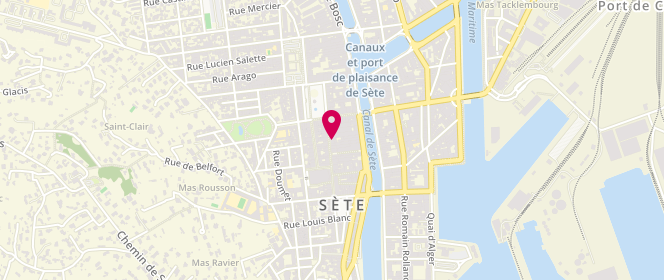 Plan de D'Nell, 24 Rue Gambetta, 34200 Sète