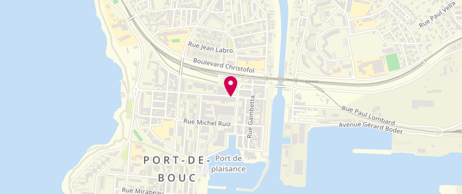 Plan de La Boutique, 25 Rue Charles Nédélec, 13110 Port-de-Bouc