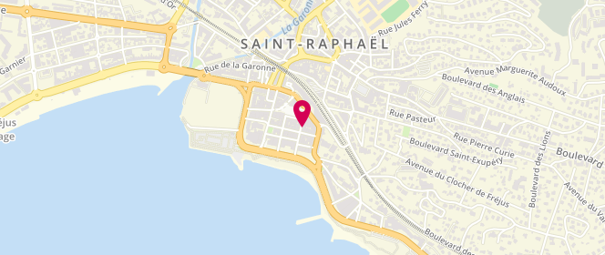 Plan de Les Brunelles, 75 Rue Jules Barbier, 83700 Saint-Raphaël