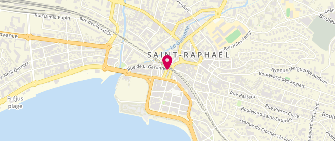 Plan de TRUC Arlette, 33 Gambetta, 83700 Saint-Raphaël