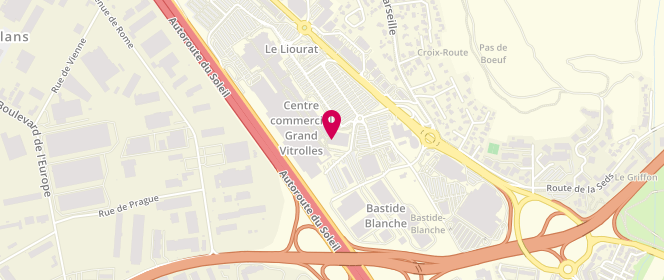 Plan de Etam Lingerie, C Commercial Carrefour Grand Vitrolles
Route Nationale 113, 13127 Vitrolles
