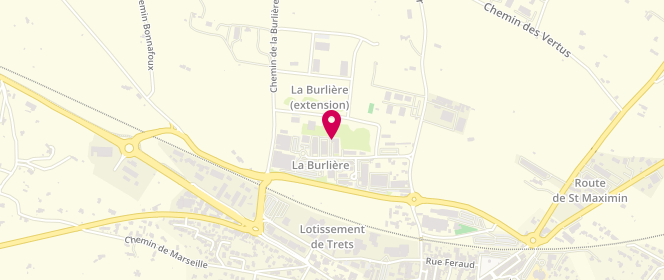 Plan de Zeeman Trets la Burlière, zone artisanale la Burlière Lotissement Nr 6, 13530 Trets