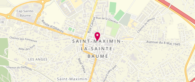 Plan de Sona K, 39 Rue Général de Gaulle, 83470 Saint-Maximin-la-Sainte-Baume