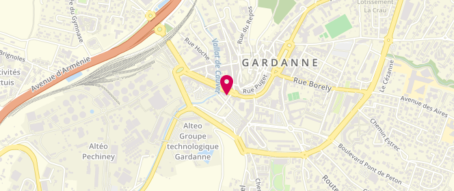 Plan de Les Gâtés, 3 Boulevard Carnot, 13120 Gardanne