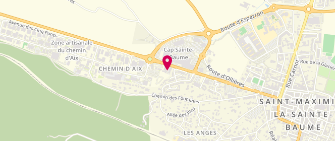 Plan de Rose Boutique, 685 Avenue Gabriel Péri
Chem. d'Aix, 83470 Saint-Maximin-la-Sainte-Baume