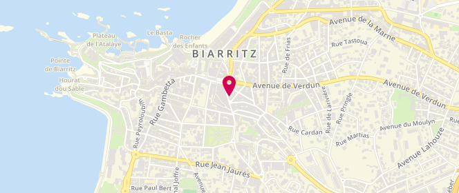 Plan de Frida, 3 avenue du Maréchal Foch, 64200 Biarritz