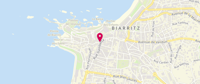 Plan de Boutique 64, 16 Rue Gambetta, 64200 Biarritz