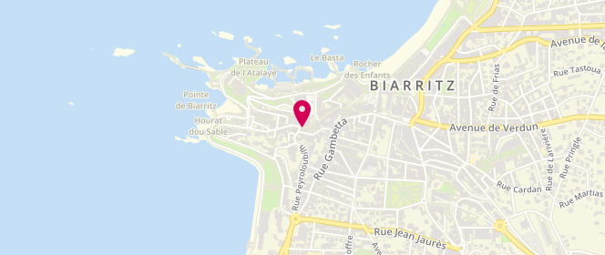 Plan de Kickasss, 37 Rue Mazagran, 64200 Biarritz