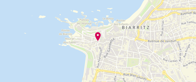 Plan de Belza Surf Shop, 2 Rue Peyroloubilh, 64200 Biarritz