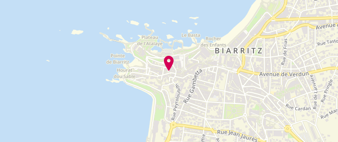 Plan de Btz Shop, 34 Rue Mazagran, 64200 Biarritz