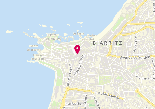 Plan de Janine Robin, 21 Rue Mazagran, 64200 Biarritz