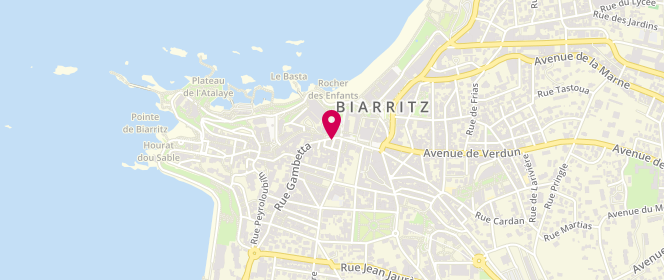 Plan de One Step, 4 place Georges Clemenceau, 64200 Biarritz