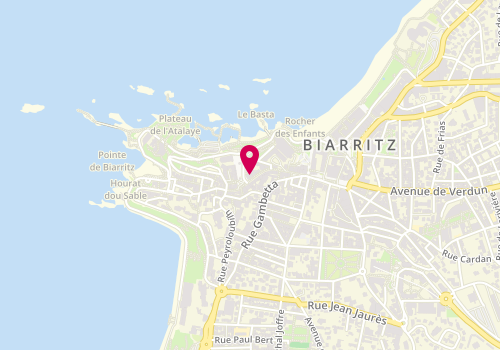 Plan de Les Sandales d'Eugénie, 18 Rue Mazagran, 64200 Biarritz
