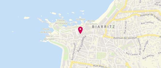 Plan de Banana Moon, 16 Rue Mazagran, 64200 Biarritz