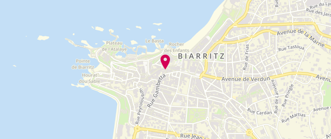 Plan de Caroll, 3 Rue Mazagran, 64200 Biarritz