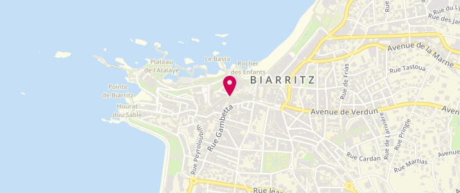 Plan de Bernard Alco, 7 Rue Mazagran, 64200 Biarritz