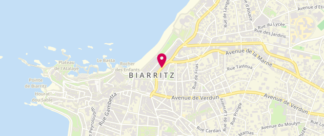 Plan de Bash, 30 avenue Edouard Vii, 64200 Biarritz