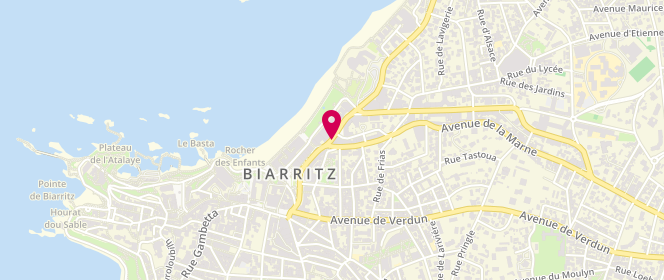 Plan de Fusalp, 54 avenue Edouard Vii, 64200 Biarritz