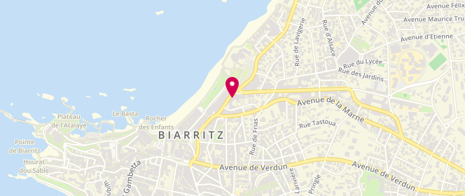 Plan de Pullin, 58 avenue Edouard Vii, 64200 Biarritz