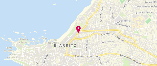 Plan de Biarritz Compagnie, 58 Avenue Edouard Vii, 64200 Biarritz