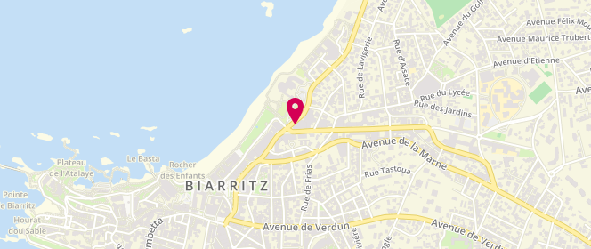 Plan de Victoriane, 4 avenue de l'Impératrice, 64200 Biarritz