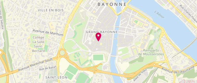 Plan de La Manufacture Bayonne, 46 Rue d'Espagne, 64100 Bayonne