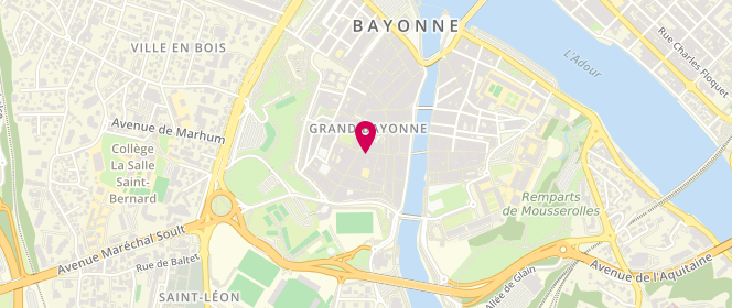 Plan de Arsène et les pipelettes, 31 Rue Poissonnerie, 64100 Bayonne