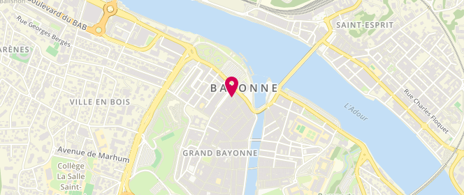 Plan de Le Comptoir Irlandais Bayonne, 21 Rue Lormand, 64100 Bayonne