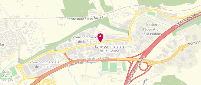 Plan de Lpb Woman, Route Départementale 9 C Carrefour la Pioline 1175 Rue Guillaume du Vair, 13290 Aix-en-Provence